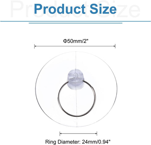 MECCANIXITY 10pcs Screen Suction Cup Phone Pry Repair Opening Tool for Laptop Computer Tablet LCD Screen Remover (Clear, 50mm)...