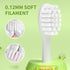 Dinosaur Kids Toothbrush, 0.12mm Soft Filament Toddler Toothbrush for Kids 6-12 Make Brushing Fun and Protect Kids Delicate Teeth (Yellow+Green+Or...