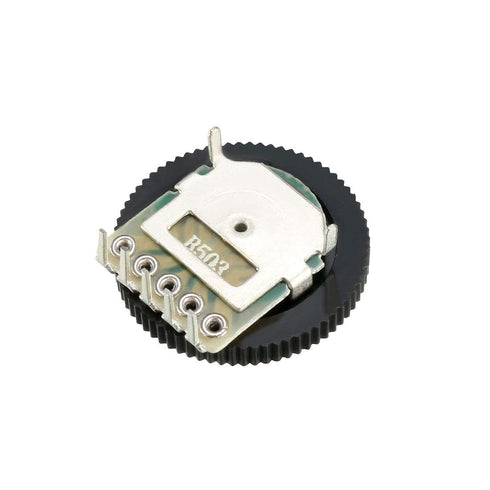 uxcell 50K Ohm Dial Wheel Potentiometer for Audio Stereo Volume Switch Control 16x2mm 20Pcs...
