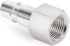 GASHER 10PCS 3/8-Inch NPT Female Industrial Air Tool Fitting, 3/8-Inch High Flow Pneumatic Plugs Max Working Pressure 300PSI...