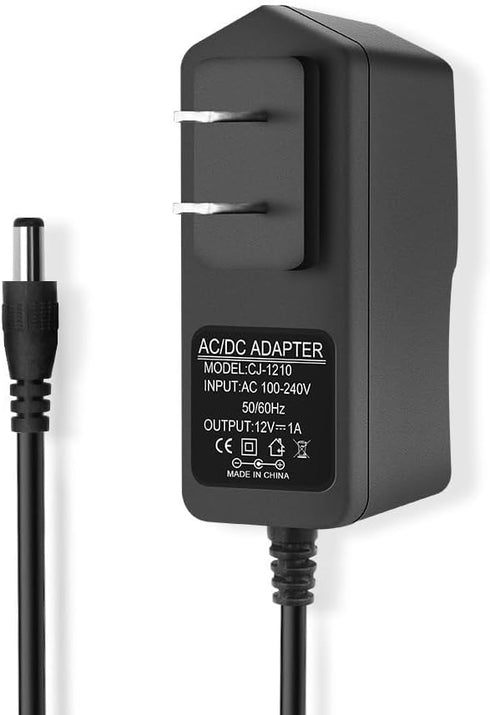 DC 12V 1A Power Supply 12W AC/DC Adapter 100-240V 50-60Hz AC to DC Converter 12 Volt 1 Amp Transformer with 5.5mm x 2.5mm DC Outlet Plug for LED S...