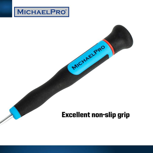MichaelPro MP002007 7-Pieces Precision Screwdriver Set, Repair Tool Kit with Comfortable Non-Slip Grip for Electronics, Eyeglasses, Jewelry and Wa...