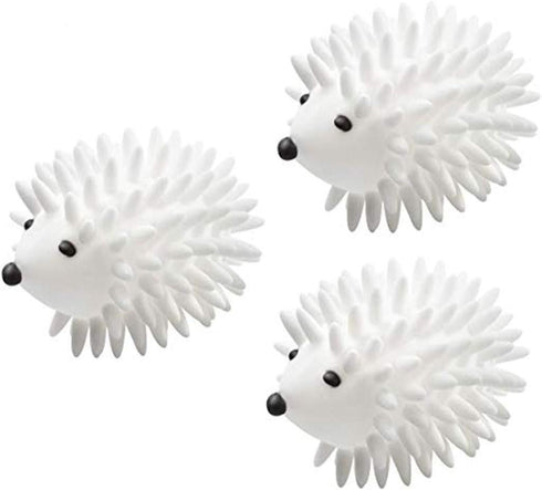 YJYdada Cleaning Supplies,3pcs Hedgehog Dryer Ball Reusable Dryer for Dryer Machine Anti Static Ball (White)...