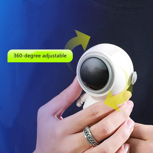 Fantasee Astronaut Portable Fan, Handheld Neck Fan, 3 Speeds USB Rechargeable Mini Cooling Personal Fan for Kids Adults Home Office Indoor Outdoor...