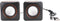fo sa Mini USB Wired Speaker, 3.5mm Jack Stereo Speaker Portable Travel Loudspeaker Speaker Desktop Square Small Speaker for PC MP3 MP4 Laptop...