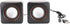 fo sa Mini USB Wired Speaker, 3.5mm Jack Stereo Speaker Portable Travel Loudspeaker Speaker Desktop Square Small Speaker for PC MP3 MP4 Laptop...