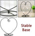 Ornament Display Stand Home Wedding Decoration Rack Plant Display Stand Heart Shaped Holder for Hanging Glass Globe Ball Air Plant Terrarium Ornam...