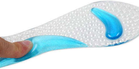 High Heel Insoles Inserts,3/4 Gel Cushion Pads Relief Pain High Arch Support Shoe Insole Flat Soles for Women High Heel Sandals Boots(Clear)...