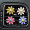 4Pcs Cute Daisies Car Clip, Flowers Car Air Fresheners Vent Clips Charm Air Vent Accessories Cute Car Decor Automotive Interior Trim Car Decoratio...