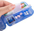 Large Pill Organizer with Medicine Labels Travel Daily Pill Container Mini Medication Organizer Storage Pill Organizer Pill Case 7 Day Pill Organi...