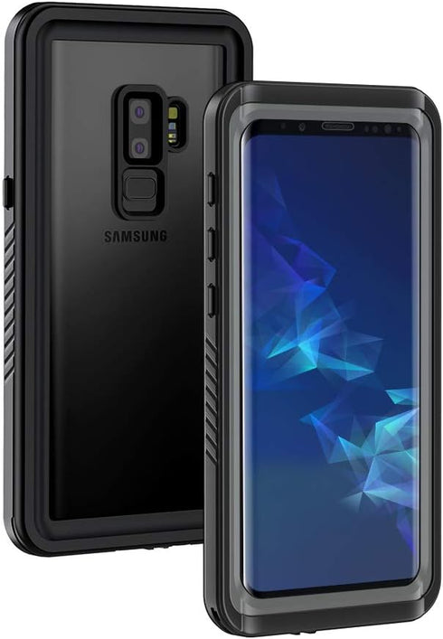 Lanhiem for Samsung Galaxy S9+ Plus Case, IP68 Waterproof Dustproof Case with Built-in Screen Protector, Rugged Full Body Shockproof Protective Ph...