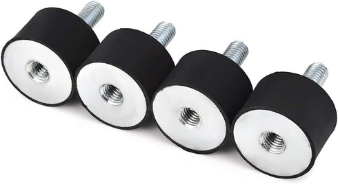 DS. DISTINCTIVE STYLE Rubber Shock Absorber Set of 4 Rubber Isolator Mounts M8 Anti Vibration Silentblock for Car Boat...