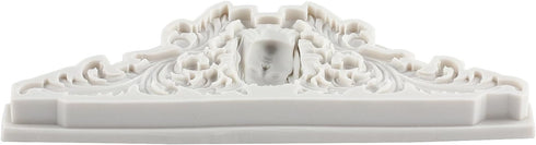 Baroque Fondant Molds Curlicues Scroll Lace Silicone Mold Relief Flower Mold Beautiful Women's Head Mold For Cake Decorating Cupcake Topper Candy ...