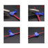 Quick Splice Snap Wire Connectors,Self-Stripping Splice Connectors,100PCS 18-14 AWG Gauge Inline Wire Connector...