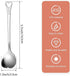 20 Pieces Heart Shaped Stainless Steel Dessert Spoons 5.7inch Coffee Spoon Teaspoon Stirring Spoon Ice Cream Spoon for Home, Restaurant Kitchen, C...