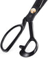 SUNLAND Professional Tailor Scissors Heavy Duty Tailor Shears for Costume Designer Dressmaker Sewing Fabric (9 inch, black)...