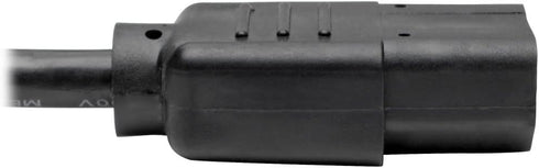 Tripp Lite Standard Computer Power Cord 10A,18AWG (NEMA 5-15P to IEC-320-C13) 6-ft.(P006-006)...