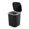 0.5 Gallon Tiny Countertop Trash Can, Mini Desktop Garbage Can with Push-Button, Black...