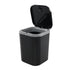 0.5 Gallon Tiny Countertop Trash Can, Mini Desktop Garbage Can with Push-Button, Black...