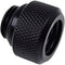 Alphacool 17262 Eiszapfen 13mm HardTube Compression Fitting G1/4 - knurled - deep Black Water Cooling Fittings...