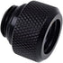 Alphacool 17262 Eiszapfen 13mm HardTube Compression Fitting G1/4 - knurled - deep Black Water Cooling Fittings...