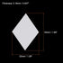 100 Count English Paper Piecing Small Rhombus Shapes Paper Quilting Templates Patchwork English Paper Piecing Supplies for Quilting Sewing DIY Cra...