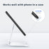 DARENYI Acrylic Cell Phone Stand for Desk, Clear Phone Holder Dock for Desk, Compatible with iPhone 13 12 11 Pro Max XR XS X SE 8 iPad All Android...