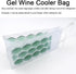 Wine Cooler Bag, Ice Bag for Wine Beer Bottle (2 Pack) Instant Cooling and Keeps Your Drink Cold Keep Cool and Chill Champagne Wine (Teal (2 Pack)...