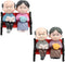 2Pcs Mini Couple Figures Grandma Grandpa Sweety Lovers Old Couple Ornament for Fairy Garden Figurines Miniature Home Decoration...
