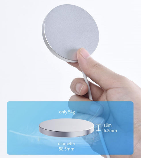 Magnetic Wireless Charger,15W Fast Wireless Charging Pad with USB-C 20W PD Adapter, Compatible with MagSafe Charger for iPhone 15/15 Plus/14/14 Pr...