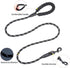 5ft Dog Leash with Padded Foam Handle Reflective Rope Leashes Heavy Duty No Pull Strong Nylon Leash for Small and Medium Dogs Walking Training 1/2...