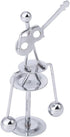 Veemoon Perpetual Motion Desktop Ornament Metal Balance Decoration Small Physics Decor Perpetual Motion Machines Energy Desk Mini Iron Art Decor f...