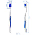 FactorDuty 100 Pack Toothbrush Standard Classic Medium Soft Toothbrush Bulk Individually Wrapped...