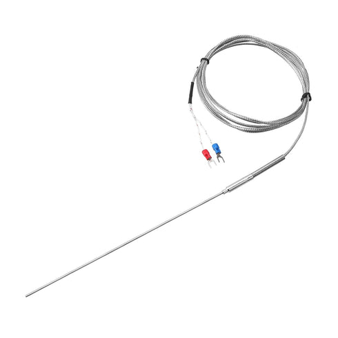 MECCANIXITY K Type Thermocouple Temperature Sensor Probe 2x200mm 6.6ft Wire 0 to 1000°C(32 to 1832°F) Stainless Steel...