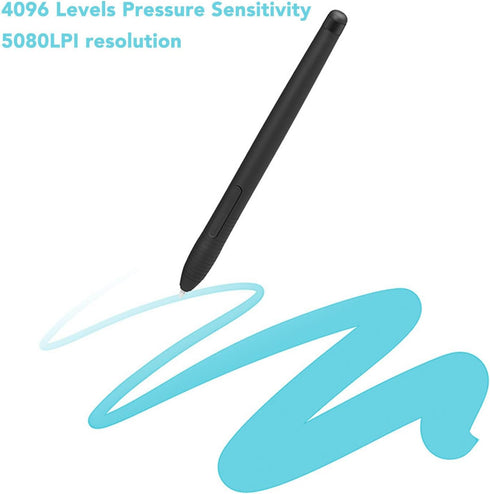 PW201 Pen for Huion H430P HST640 H640P H950P H1060P H610PROV2 HC16 HS64 HS610 GC610 H1161 H320M, Ergonomic Pen Replacement, for Drawing Board...