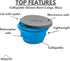 Collapsible Silicone Bowl (Large (Blue))...
