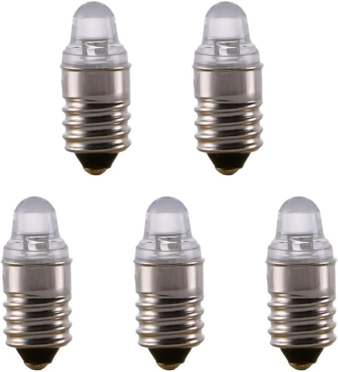 E10 3V 4300K Warm White LED Light Bulb Torch Headlight Work Light Torch Work Tools (4)...