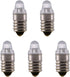 E10 3V 4300K Warm White LED Light Bulb Torch Headlight Work Light Torch Work Tools (4)...