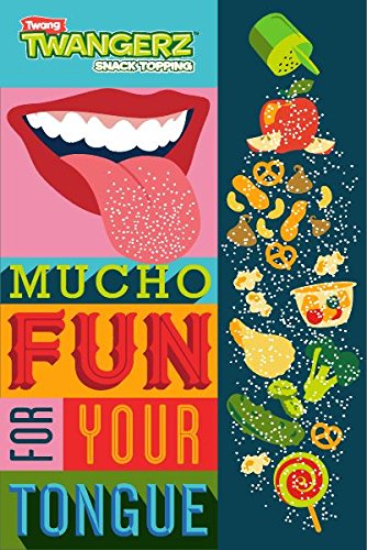 Twangerz Variety Seasoning Salt Snack Topping, 1.15 Ounce Shaker (Set of 5)...