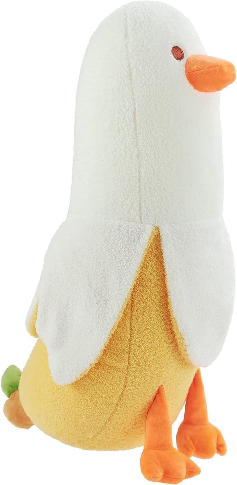Banana Duck Plush Toy-12'' Weighted Duck Stuffed Animals, Elastic Duck Plush Stuffed Animals Banana Plushie Hugging Pillow, Throw Pillow, Body Pil...