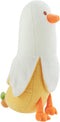 Banana Duck Plush Toy-12'' Weighted Duck Stuffed Animals, Elastic Duck Plush Stuffed Animals Banana Plushie Hugging Pillow, Throw Pillow, Body Pil...