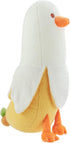 Banana Duck Plush Toy-12'' Weighted Duck Stuffed Animals, Elastic Duck Plush Stuffed Animals Banana Plushie Hugging Pillow, Throw Pillow, Body Pil...
