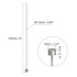 uxcell Straight Ejector Pins, 1.5mm (1/16") Dia. 65Mn Steel Round Tip Punch 150mm (6") Long for Mechanical Maintenance 10Pcs...