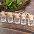 ConStore 10pcs Car Hanging Glass Pendant Perfume Aromatherapy Bottle Refillable Hanging Diffuser Air Fresher Ornament Vials...
