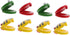 SAFIGLE 8 Pcs Cartoon Animal Castanets Kids Musical Toys Spanish Baby Toys Toddler Instruments Rhythm Toys for Kids Hand Castanets Castanet Clappe...