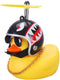 wonuu Rubber Duck Car Ornaments Yellow Duck Car Dashboard Decorations with Propeller Helmet...
