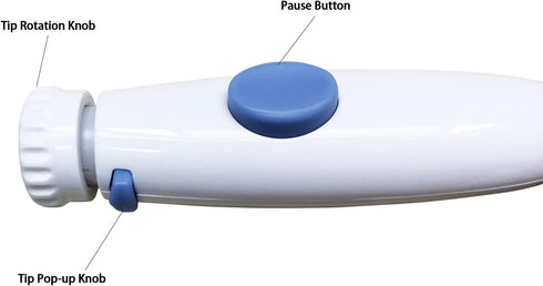 Handle Hose Replacement Parts Compatible for Waterpik WP-100 WP-660 WP-462, Water Flosser Accessories Tube Heads...