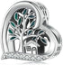 Family Tree of Life Charms Sterling Silver Home Charms fit Pandora Bracelet Jewelry Beads Gifts for Women...