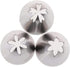 Icing Piping Tip Set,3 Large Decorating Tips Stainless Steel,DIY Cream Rose Flower Piping Tips,Cupcake Pastry Tips for Cake Decorating(1M 2D 2F)...
