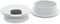 2pcs 2 Inch Desk Wire Cord Cable Grommets Hole Cover for Office PC Desk Cable Cord Organizer Plastic Cover (White-2Pcs)...